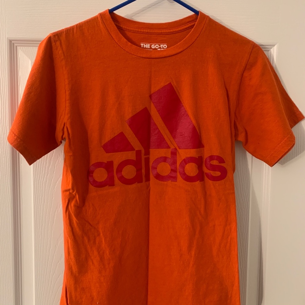 Orange & Red Adidas Logo Shirt